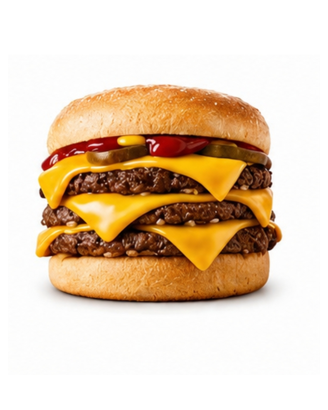 Triplo Cheese Burger 
